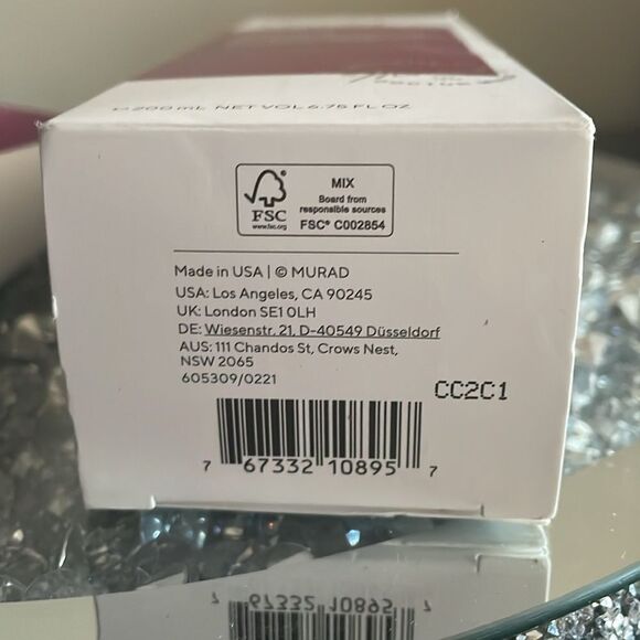 New Murad Hydration AHA/BHA Exfoliating Cleanser facial cleanser sealed - Picture 7 of 7